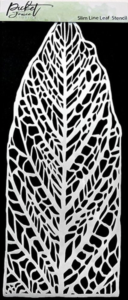 Picket Fence Studios Slim Line Leaf Stencil (SC-196) (OUTLET) Picket Fence Studios Slim Line Leaf Stencil (SC-196) (OUTLET)