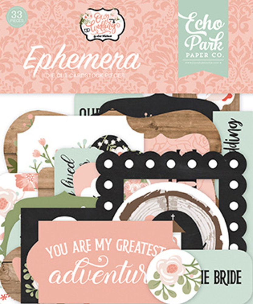 Echo Park Our Wedding Ephemera (OW224024) (DISCONTINUED) Echo Park Our Wedding Ephemera (OW224024) (DISCONTINUED)