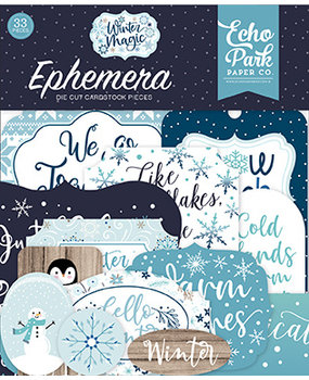 Echo Park Winter Magic Ephemera (WIM223024) (DISCONTINUED)