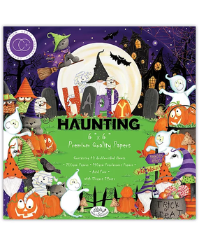 Craft Consortium Happy Haunting 6x6 Inch Paper Pad (CCPPAD022B)  (DISCONTINUED)