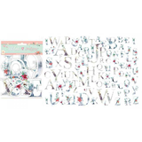 Stamperia Christmas Alphabet Die Cuts (DFLDC22) (OUTLET)