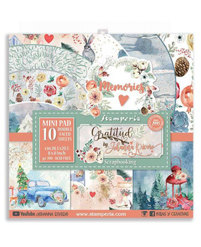 Stamperia Gratitude 8x8 Inch Paper Pack (SBBS23) (OUTLET)