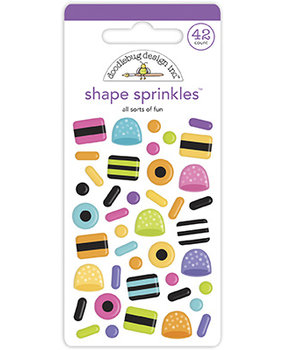 Doodlebug Design All Sorts of Fun Shape Sprinkles (6940) (DISCONTINUED)