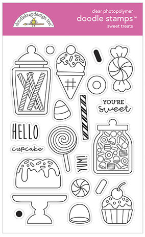 Doodlebug Design Sweet Treats Doodle Stamps (6974) (OUTLET)