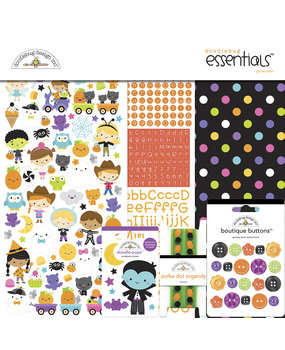 Doodlebug Design Ghost Town 12x12 Inch Essentials Kit (7046) (DISCONTINUED)