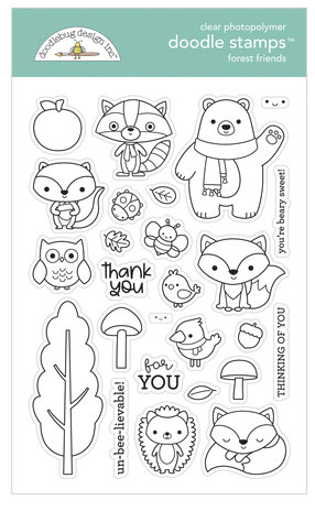 Doodlebug Design Forest Friends Doodle Stamps (6972) (DISCONTINUED)