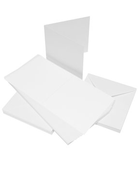 Craft UK Cards & Envelopes C5 White (CUK297)