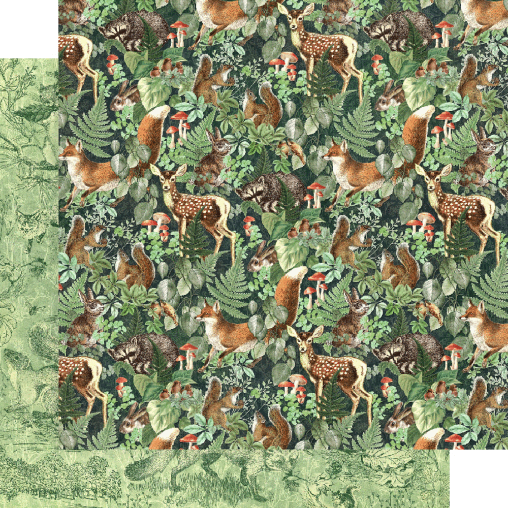 Graphic 45 Woodland Friends 12x12 Collection Pack (4502135) (OUTLET) Graphic 45 Woodland Friends 12x12 Collection Pack (4502135) (OUTLET)