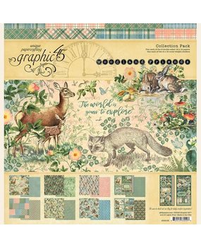 Graphic 45 Woodland Friends 12x12 Collection Pack (4502135) (OUTLET) Graphic 45 Woodland Friends 12x12 Collection Pack (4502135) (OUTLET)