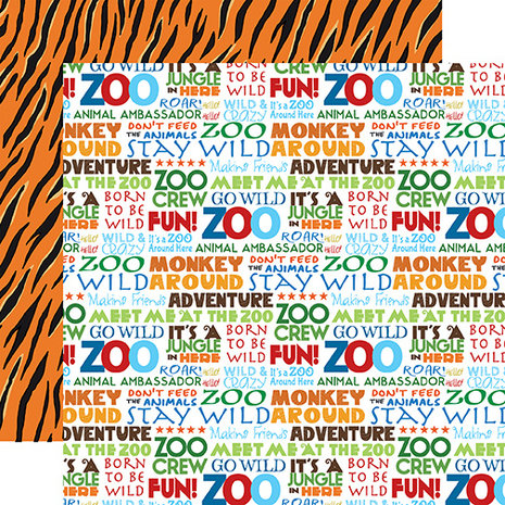 Carta Bella Zoo Adventure 6x6 Inch Paper Pad (CBZA128023) (OUTLET)