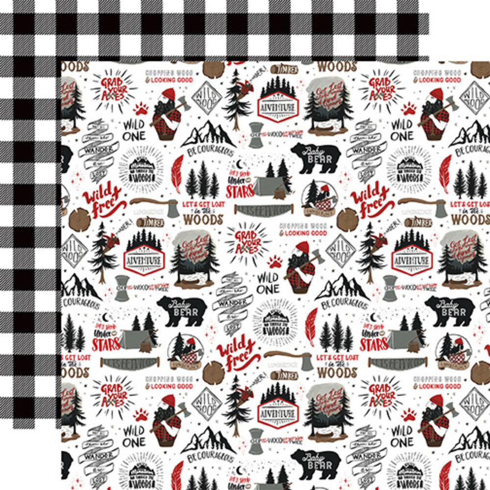 Echo Park Let's Lumberjack 6x6 Inch Paper Pad (LU225023) (DISCONTINUED) Echo Park Let's Lumberjack 6x6 Inch Paper Pad (LU225023) (DISCONTINUED)