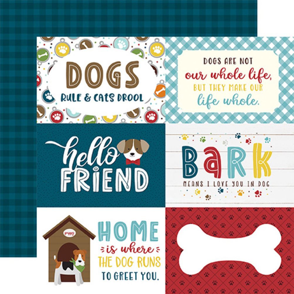 Echo Park My Dog 6x6 Inch Paper Pad (MD226023) (DISCONTINUED) Echo Park My Dog 6x6 Inch Paper Pad (MD226023) (DISCONTINUED)