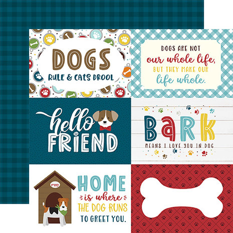 Echo Park My Dog 6x6 Inch Paper Pad (MD226023) (DISCONTINUED) Echo Park My Dog 6x6 Inch Paper Pad (MD226023) (DISCONTINUED)