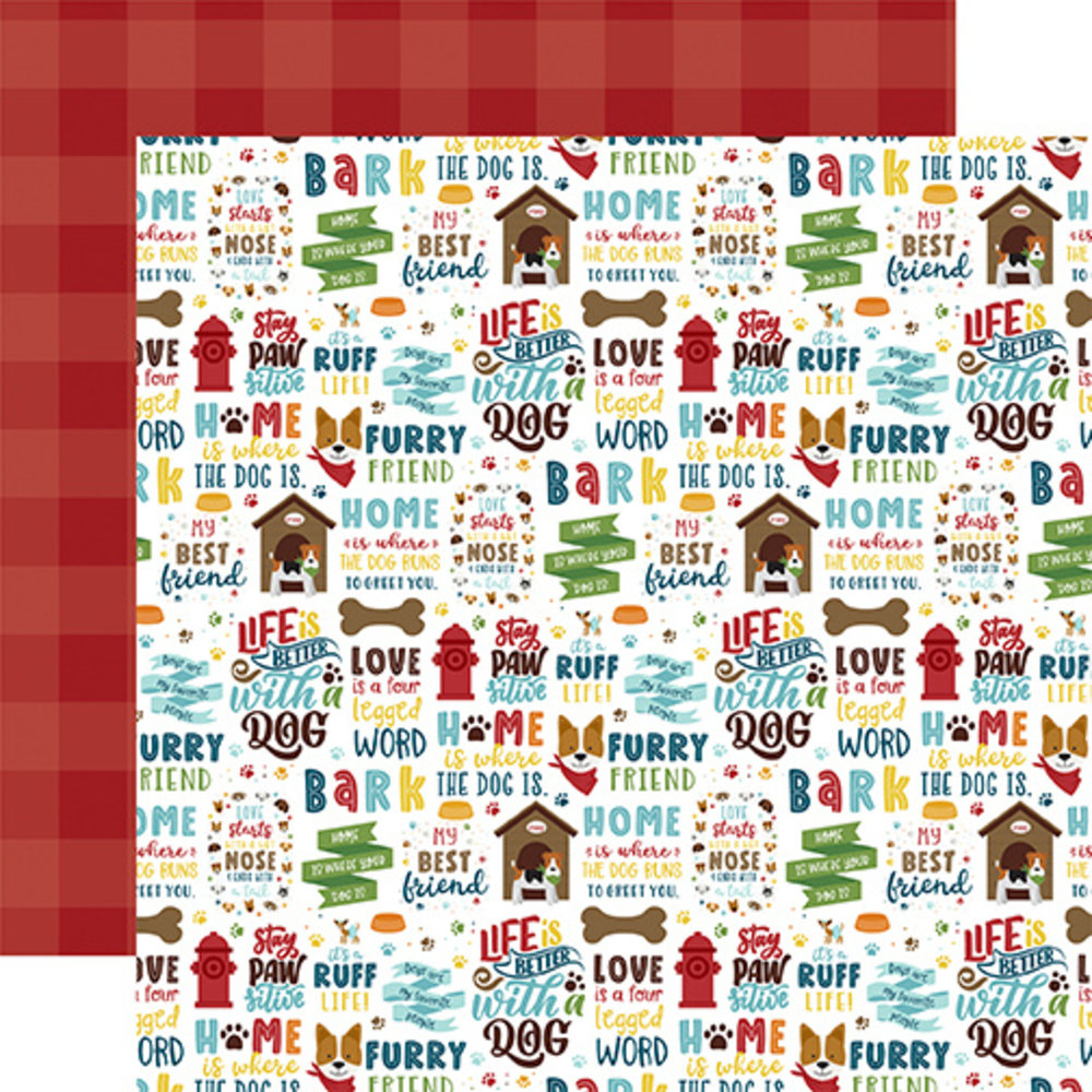 Echo Park My Dog 6x6 Inch Paper Pad (MD226023) (DISCONTINUED) Echo Park My Dog 6x6 Inch Paper Pad (MD226023) (DISCONTINUED)