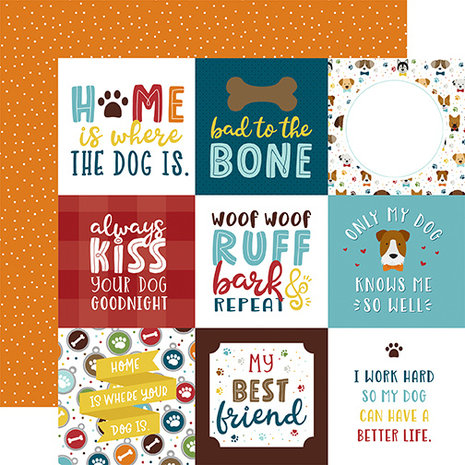 Echo Park My Dog 6x6 Inch Paper Pad (MD226023) (DISCONTINUED) Echo Park My Dog 6x6 Inch Paper Pad (MD226023) (DISCONTINUED)