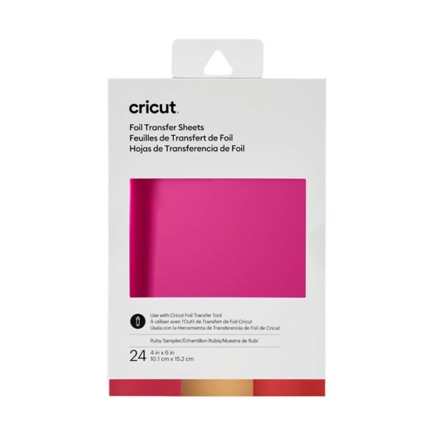 Foil Transfer Sheets Ruby Sampler 10x15cm 24pcs 2008717