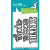 Lawn Fawn Thanks Thanks Thanks Dies (LF2406) (DISCONTINUED)