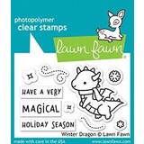 Lawn Fawn Winter Dragon Clear Stamps (LF2425) (DISCONTINUED)