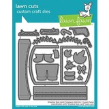 Lawn Fawn Shadow Box Card Fireplace Add-On Dies (LF2437) (DISCONTINUED)