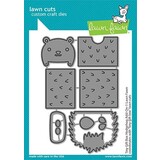 Lawn Fawn Tiny Gift Box Hedgehog Add-On Dies (LF2439) (DISCONTINUED)