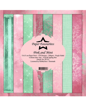 Paper Favourites Pink and Mint 6x6 Inch Paper Pack (PF151) (DISCONTINUED)