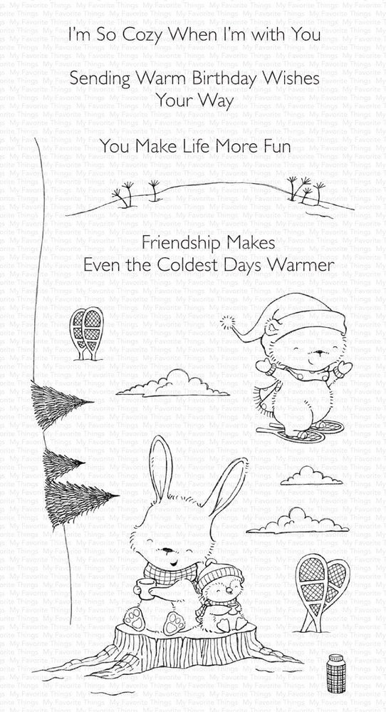 My Favorite Things Frost-Loving Friends Clear Stamps (SY-26) (OUTLET)