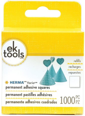 EK Success Tools Herma Vario Adhesive Squares Refill (1000pcs) (55-00058) (OUTLET) EK Success Tools Herma Vario Adhesive Squares Refill (1000pcs) (55-00058) (OUTLET)