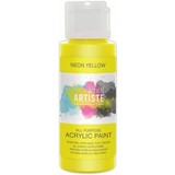 Docrafts Artiste Acrylic 59ml Neon Yellow (DOA 766074)