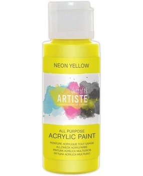 Docrafts Artiste Acrylic 59ml Neon Yellow (DOA 766074)