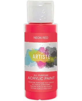 Docrafts Artiste Acrylic 59ml Neon Red (DOA 766075)