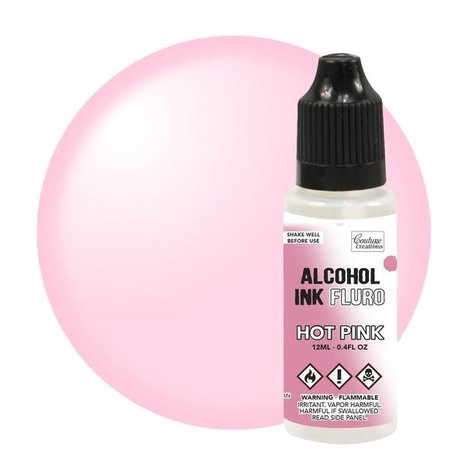Couture Creations Alcohol Ink FLURO Hot Pink 12ml (CO727952) (OUTLET)