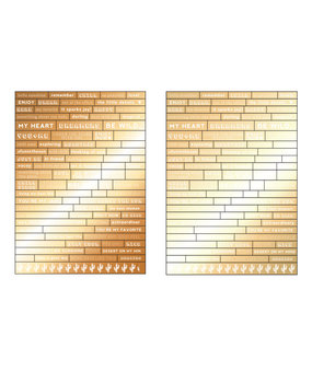 Prima Marketing Golden Desert Word Stickers (645823) (DISCONTINUED)