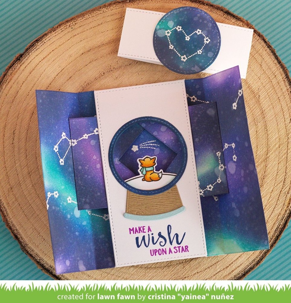 Lawn Fawn Shutter Card Snow Globe Add-On Dies (LF2434) (DISCONTINUED)