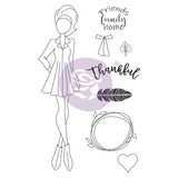Prima Marketing Julie Nutting Doll Stamp Clair (913199) (DISCONTINUED)
