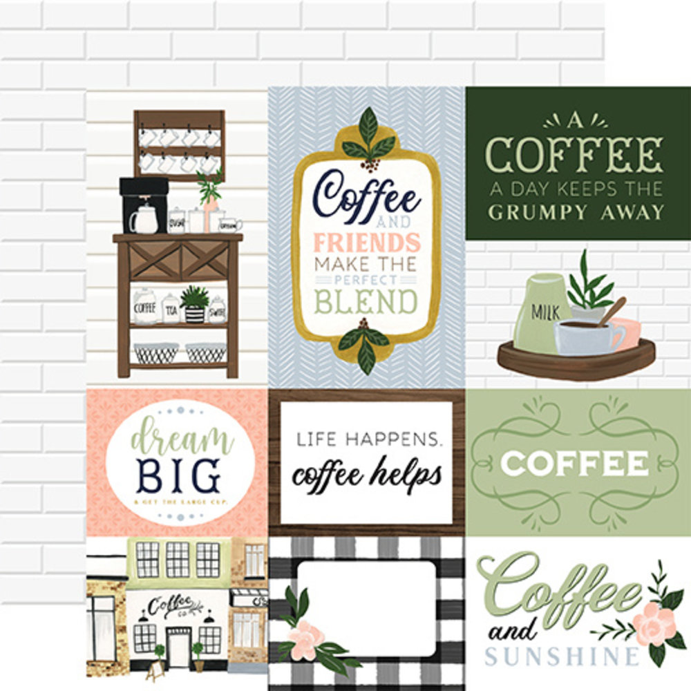 Echo Park Coffee & Friends 12x12 Inch Collection Kit (CF230016) (DISCONTINUED) Echo Park Coffee & Friends 12x12 Inch Collection Kit (CF230016) (DISCONTINUED)