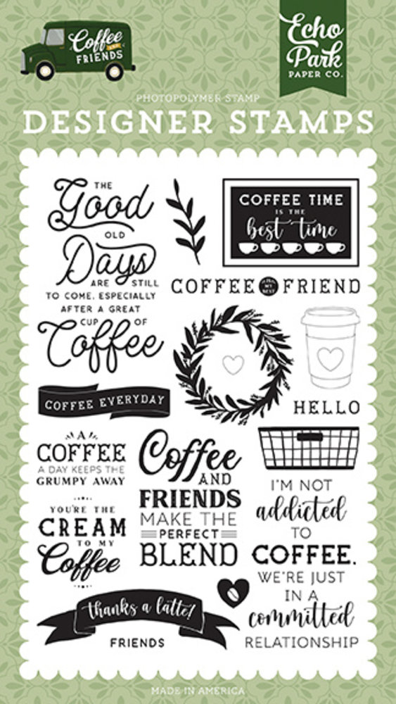 Echo Park Coffee & Friends Coffee Addict Clear Stamps (CF230040) (DISCONTINUED) Echo Park Coffee & Friends Coffee Addict Clear Stamps (CF230040) (DISCONTINUED)