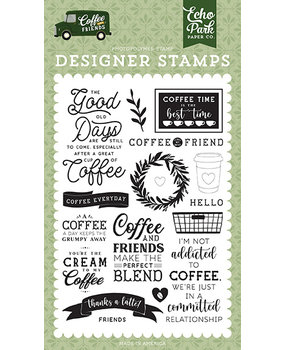 Echo Park Coffee & Friends Coffee Addict Clear Stamps (CF230040) (DISCONTINUED) Echo Park Coffee & Friends Coffee Addict Clear Stamps (CF230040) (DISCONTINUED)