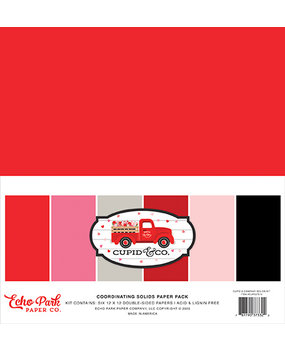 Echo Park Cupid & Co. 12x12 Inch Coordinating Solids Paper Pack (CUP227015) (DISCONTINUED) Echo Park Cupid & Co. 12x12 Inch Coordinating Solids Paper Pack (CUP227015) (DISCONTINUED)