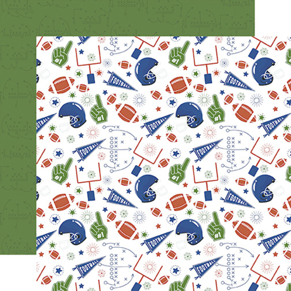 Echo Park Football 6x6 Inch Paper Pad (FO228023) (DISCONTINUED) Echo Park Football 6x6 Inch Paper Pad (FO228023) (DISCONTINUED)