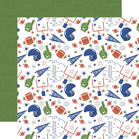 Echo Park Football 6x6 Inch Paper Pad (FO228023) (DISCONTINUED) Echo Park Football 6x6 Inch Paper Pad (FO228023) (DISCONTINUED)