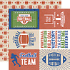 Echo Park Football 6x6 Inch Paper Pad (FO228023) (OUTLET)
