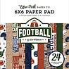 Echo Park Football 6x6 Inch Paper Pad (FO228023) (OUTLET)