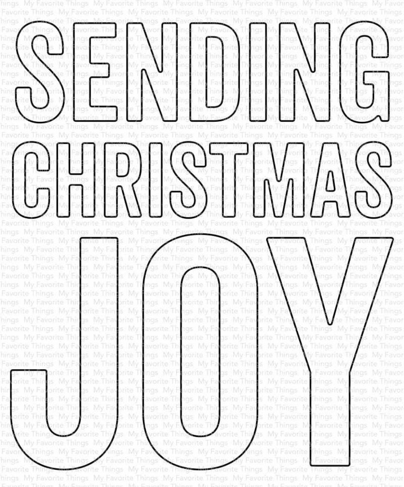 My Favorite Things Sending Christmas Joy Die-namics (MFT-1831) (OUTLET) My Favorite Things Sending Christmas Joy Die-namics (MFT-1831) (OUTLET)