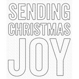 My Favorite Things Sending Christmas Joy Die-namics (MFT-1831) (OUTLET)