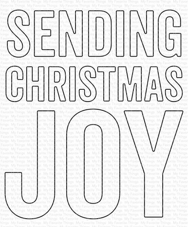 My Favorite Things Sending Christmas Joy Die-namics (MFT-1831) (OUTLET) My Favorite Things Sending Christmas Joy Die-namics (MFT-1831) (OUTLET)