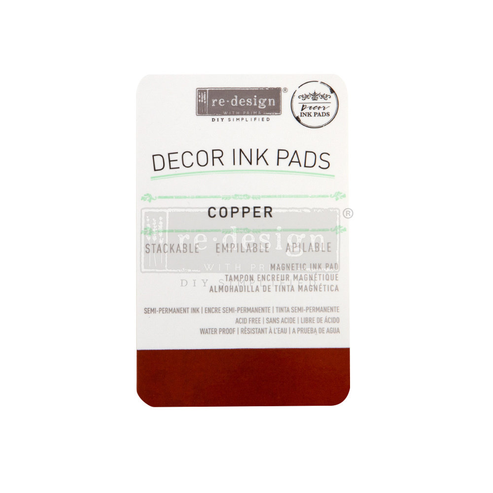 Re-Design with Prima Decor Magnetic Ink Pad Copper (651336) (DISCONTINUED)