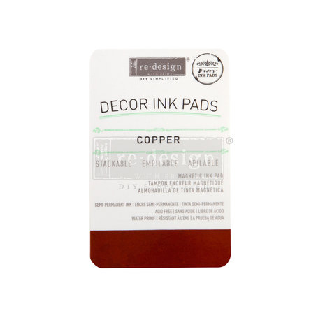 Re-Design with Prima Decor Magnetic Ink Pad Copper (651336) (DISCONTINUED)