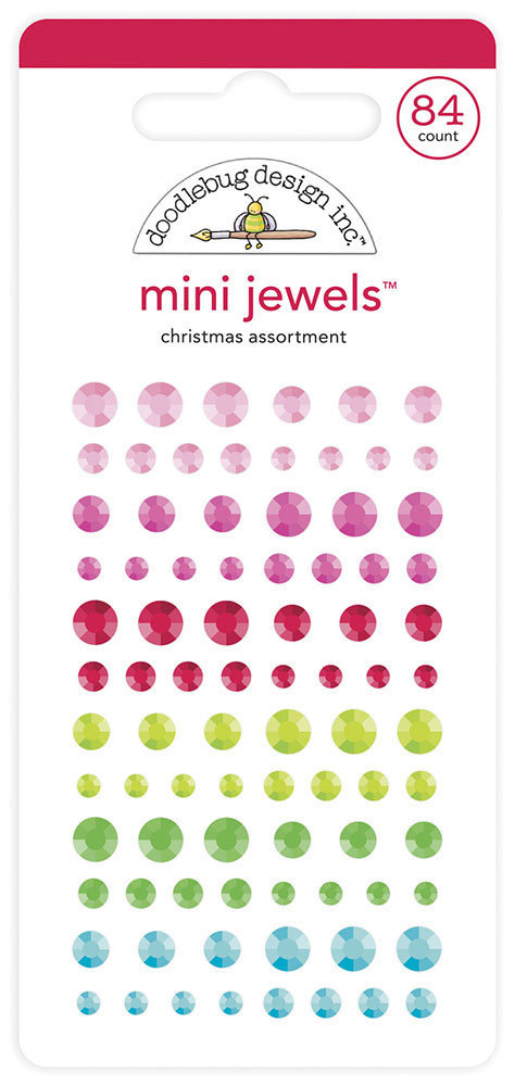 Doodlebug Design Christmas Assortment Mini Jewels (6948) (DISCONTINUED)