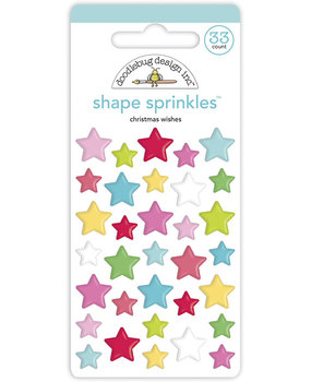 Doodlebug Design Christmas Wishes Shape Sprinkles (6944) (DISCONTINUED)