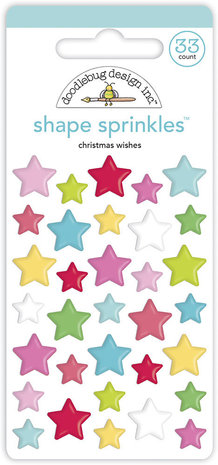 Doodlebug Design Christmas Wishes Shape Sprinkles (6944) (DISCONTINUED)